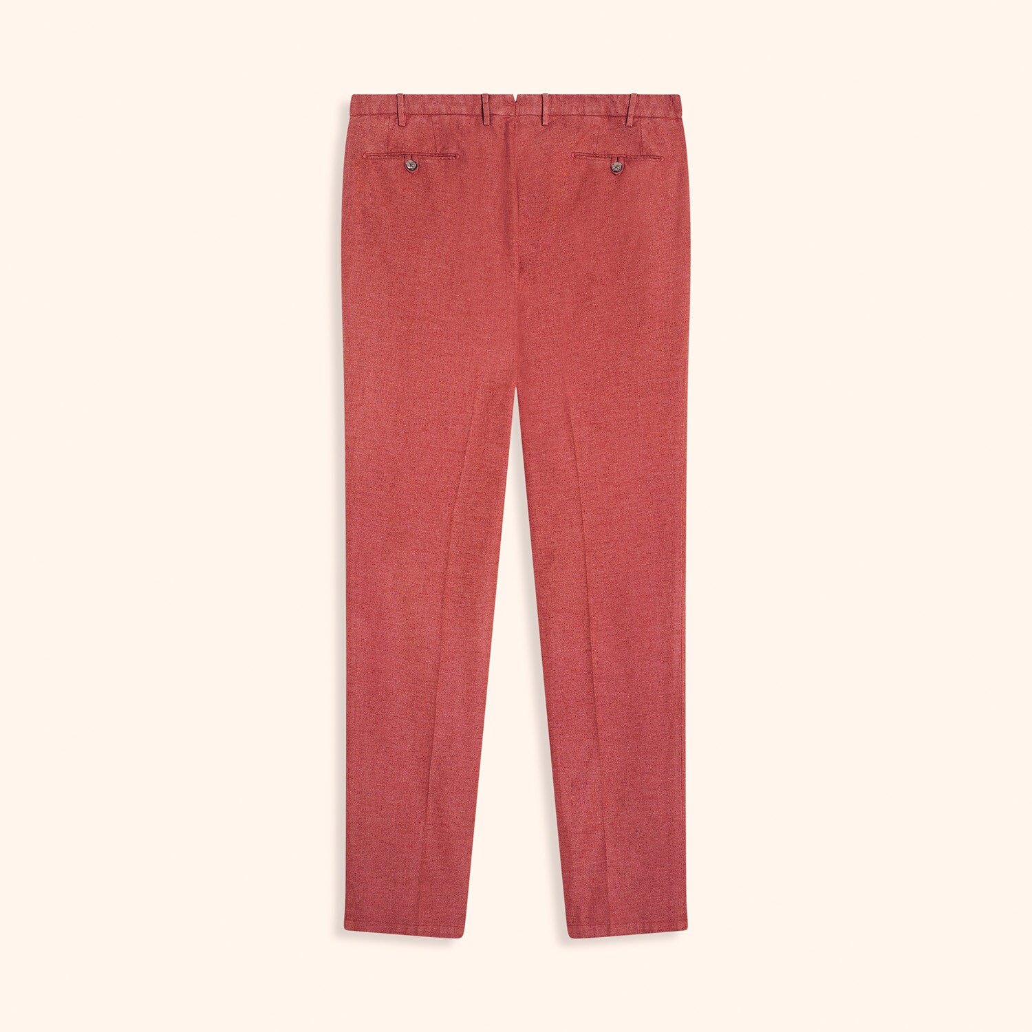 Pantalon en lin moucheté